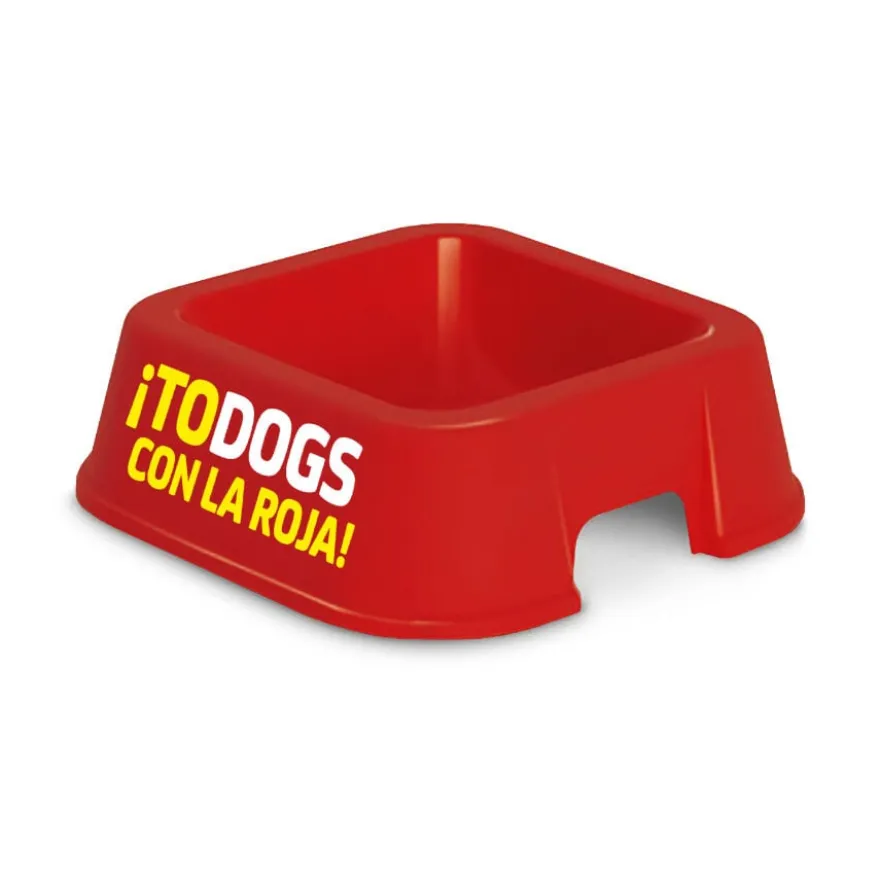 Nayeco Comedero Mundial Rojo para perros