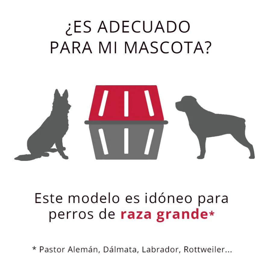 Nayeco Eco Line Bracco Transportín de maletero para perros y gatos