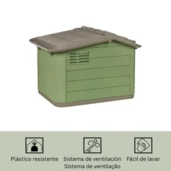Nayeco Eco Line Caseta Desmontable Salvia para perros