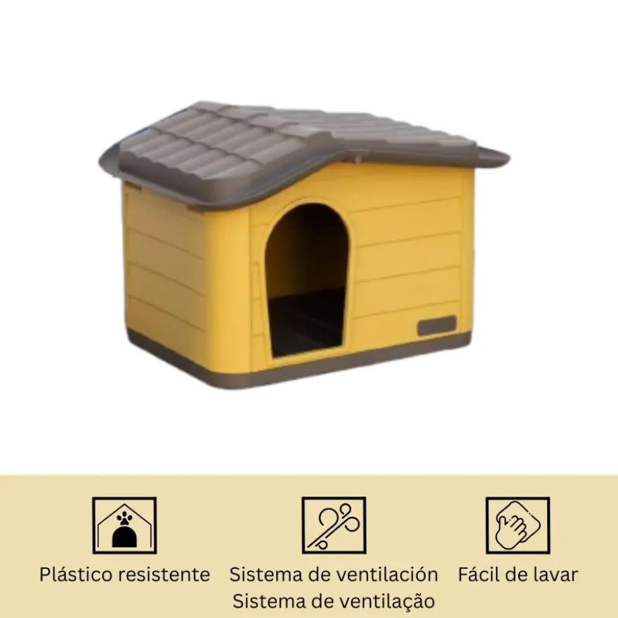 Nayeco Eco Line Caseta Desmontable Miel para perros