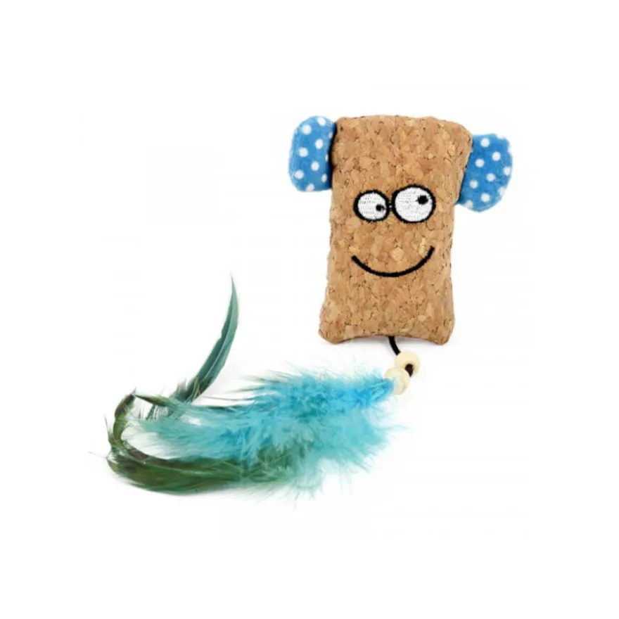 Nayeco Moai Juguete de Corcho para gatos