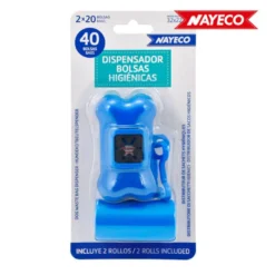 Nayeco Porta Bolsas + 40 Bolsas para heces de perros