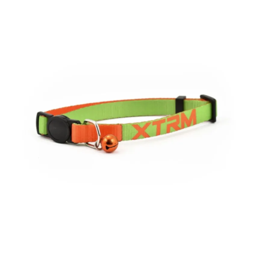 Nayeco X-Trm Neon Flash Verde y Naranja collar para gatos