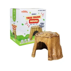 Nibbz Casa Tocón de Arbol Comestible complemento alimenticio para roedores