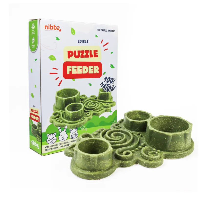 Nibbz Comedero Puzzle complemento alimenticio para roedores