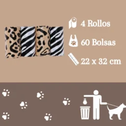 Nice Care Premium Bolsitas Print Rollos para perros