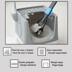 Nice Care Recogedor de Excrementos plegable para perros