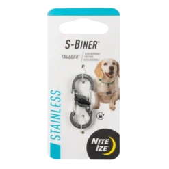 Nite Ize S-Biner TagLock Mosquetón para perros