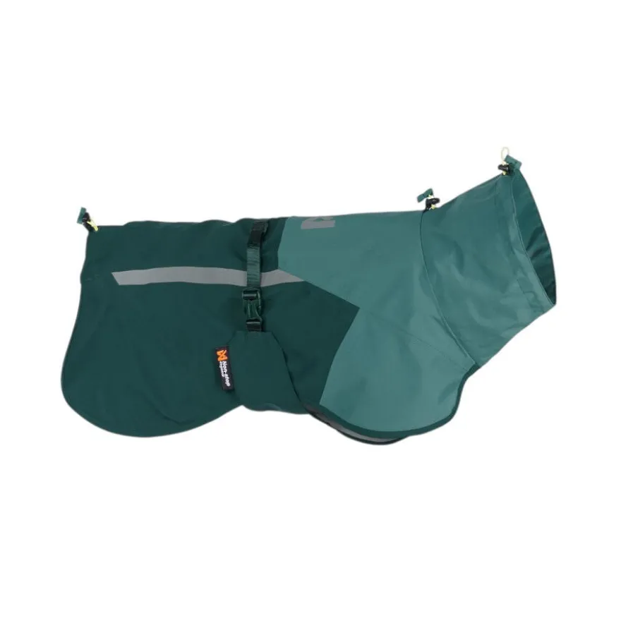 Non-stop Dogwear Chubasquero Impermeable Azul y Verde para perros