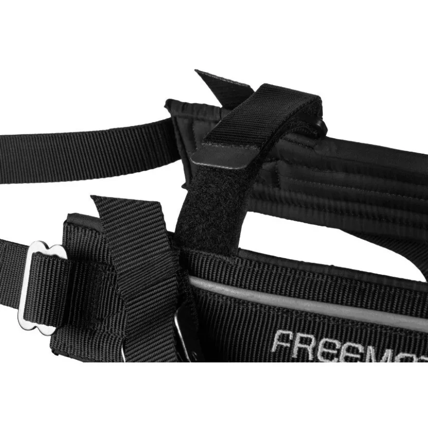 Non-stop dogwear Freemotion Arnés Negro y Naranja para perros