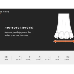 Non-stop dogwear Protector Botín Negro y Naranja para perros