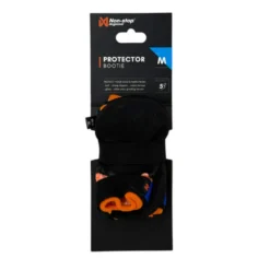 Non-stop dogwear Protector Botín Negro y Naranja para perros