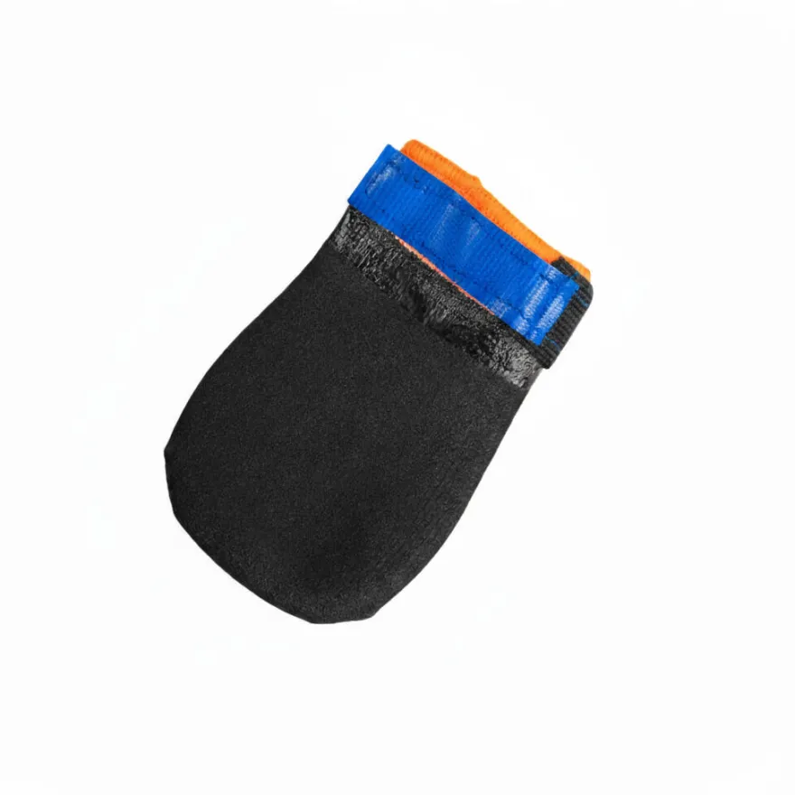 Non-stop dogwear Protector Botín Negro y Naranja para perros