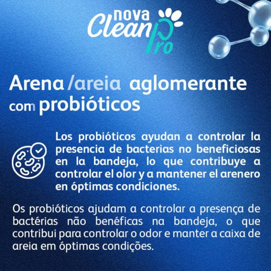 Nova Clean Pro Arena Probiotica para gatos