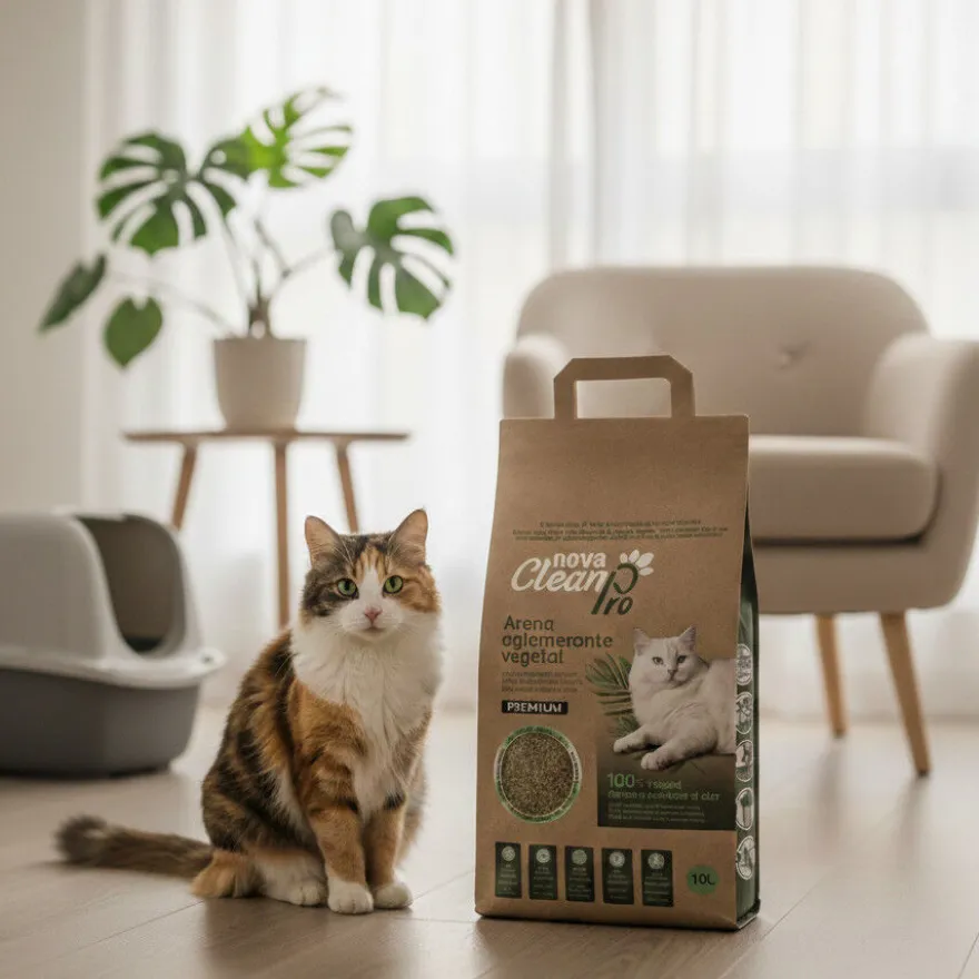 Nova Clean Pro Arena Vegetal para gatos
