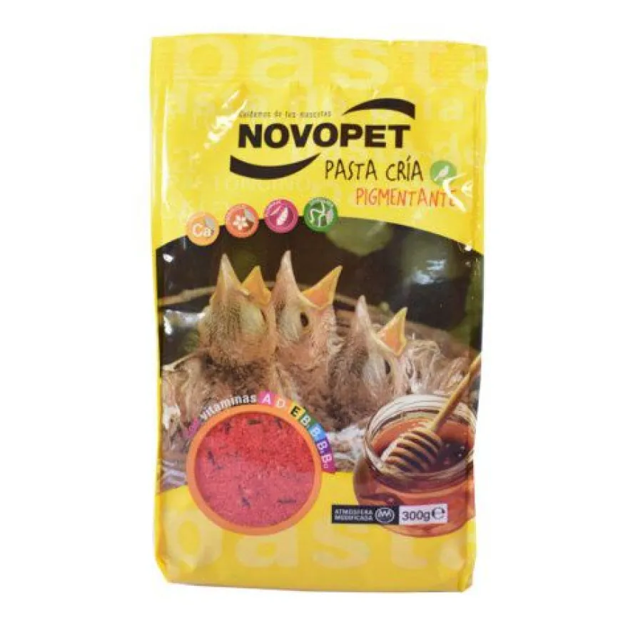 Novopet Pasta de Cría Pigmentante para canarios y periquitos