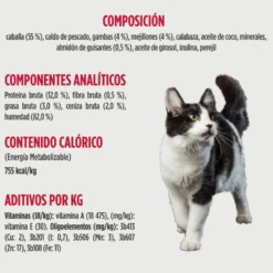 Nulo Estofado de Caballa con Gambas y Mejillones tarrina para gatos