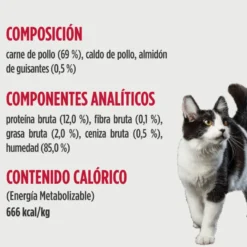 Nulo Pollo en caldo sobres para gatos