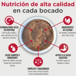 Nulo Ternera con Salmón Paté en Lata para perros