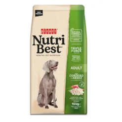 Nutribest Adult Cordero y Arroz pienso para perros