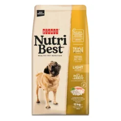 Nutribest Adult Light Pollo y Arroz pienso para perros