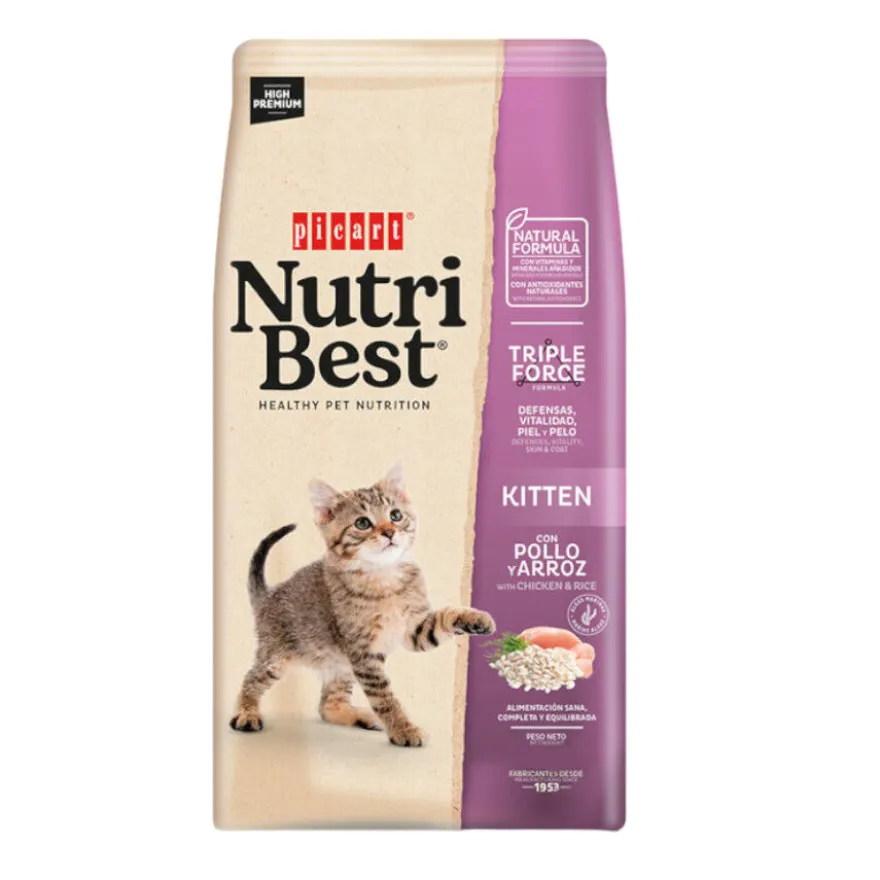 Nutribest Kitten Pollo y Arroz pienso para gatos