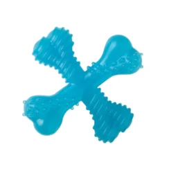 Nylabone Hueso X Mordedor Sabor a Carne para cachorros