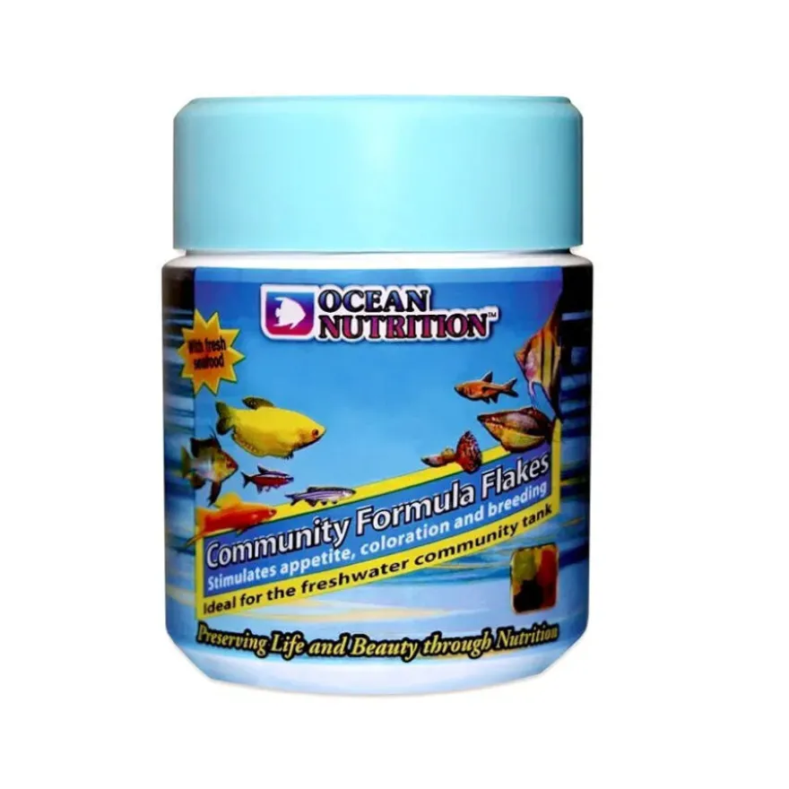 Ocean Nutrition Community Formula Flakes para peces de agua dulce