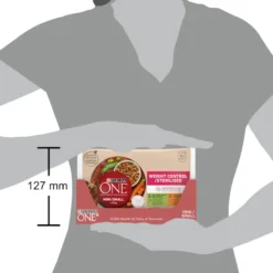 One Adult Mini Small Weight Control Pollo y Pavo en Salsa sobre para perros