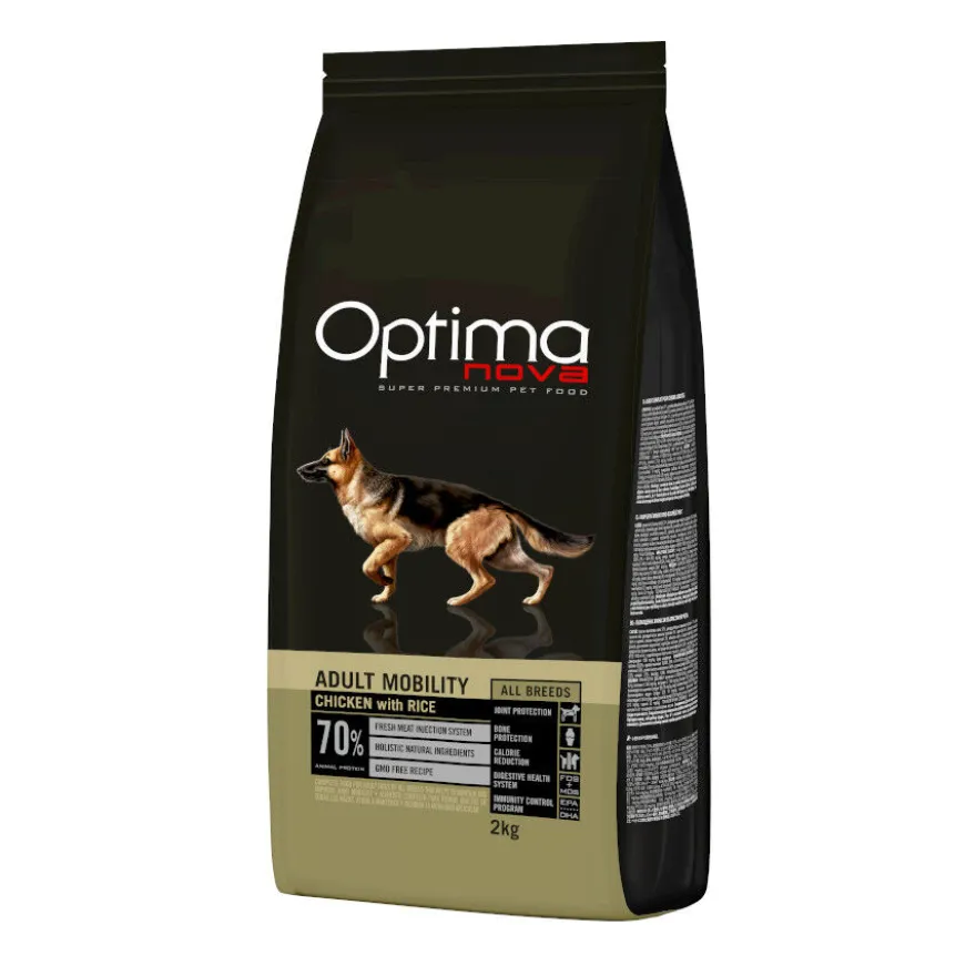 Optima Nova Adult Mobility Pollo pienso para perros