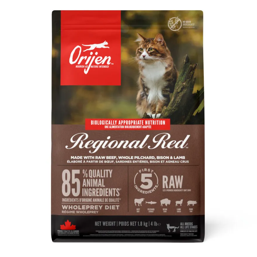 Orijen Regional Red pienso para gatos y gatitos