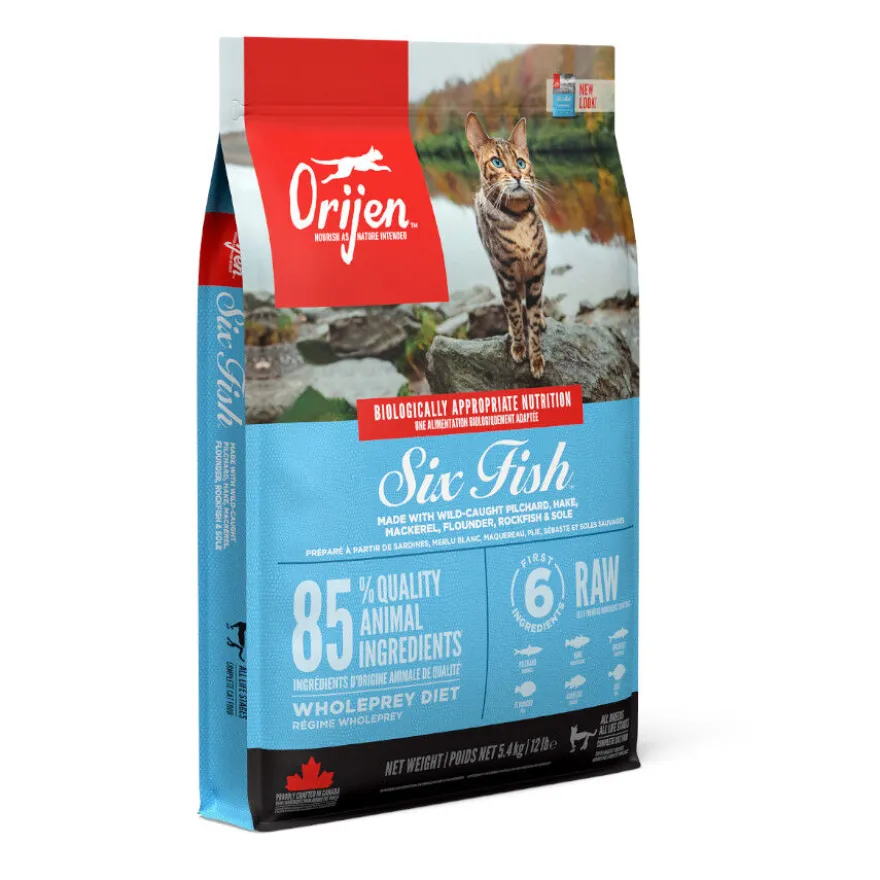 Orijen Six Fish pienso para gatos y gatitos