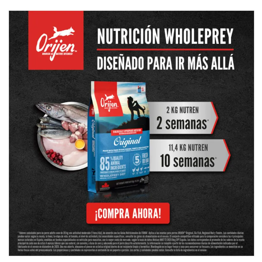 Orijen Tundra Pienso Seco Cordero y Ciervo para perros