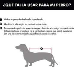 Outech Abrigo Estampado Vichy Azul para perros