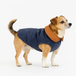 Outech Abrigo Estilo Aviador Rosa y Azul para perros