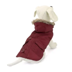 Outech Abrigo Granate con Capucha para perros