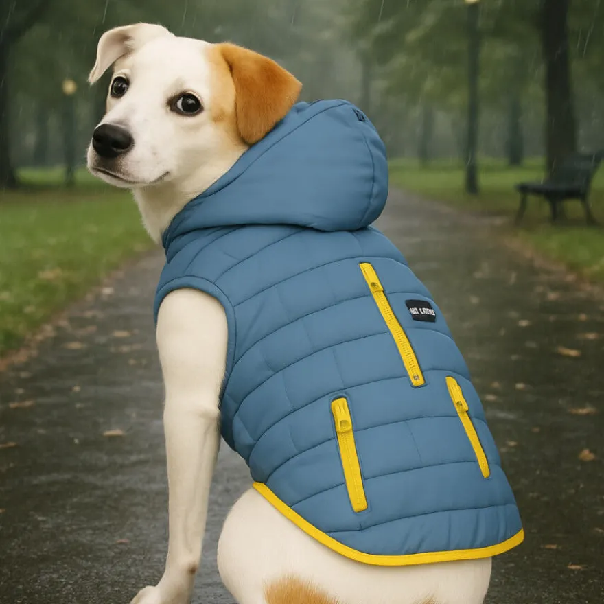 Outech Abrigo Impermeable Gris para perros