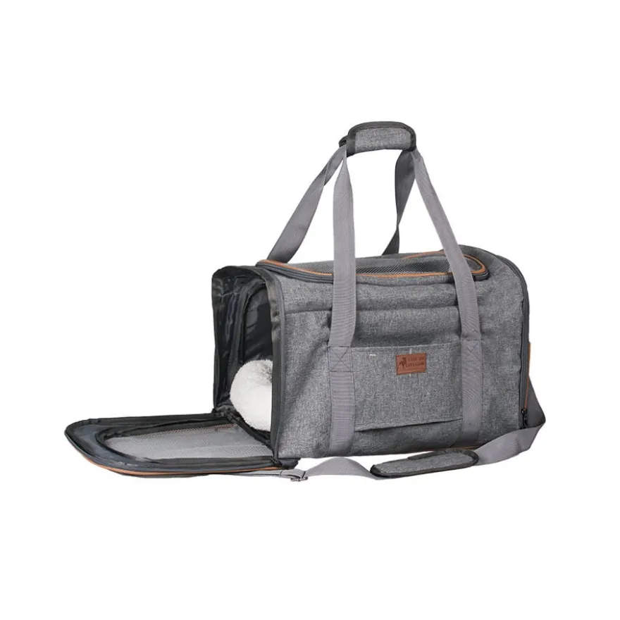 Outech Bolso Transportín Viajero Gris para perros