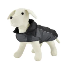 Outech Chubasquero negro para perros