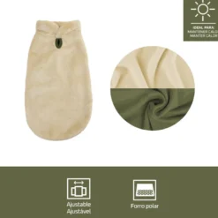 Outech Forro Polar Beige para perros