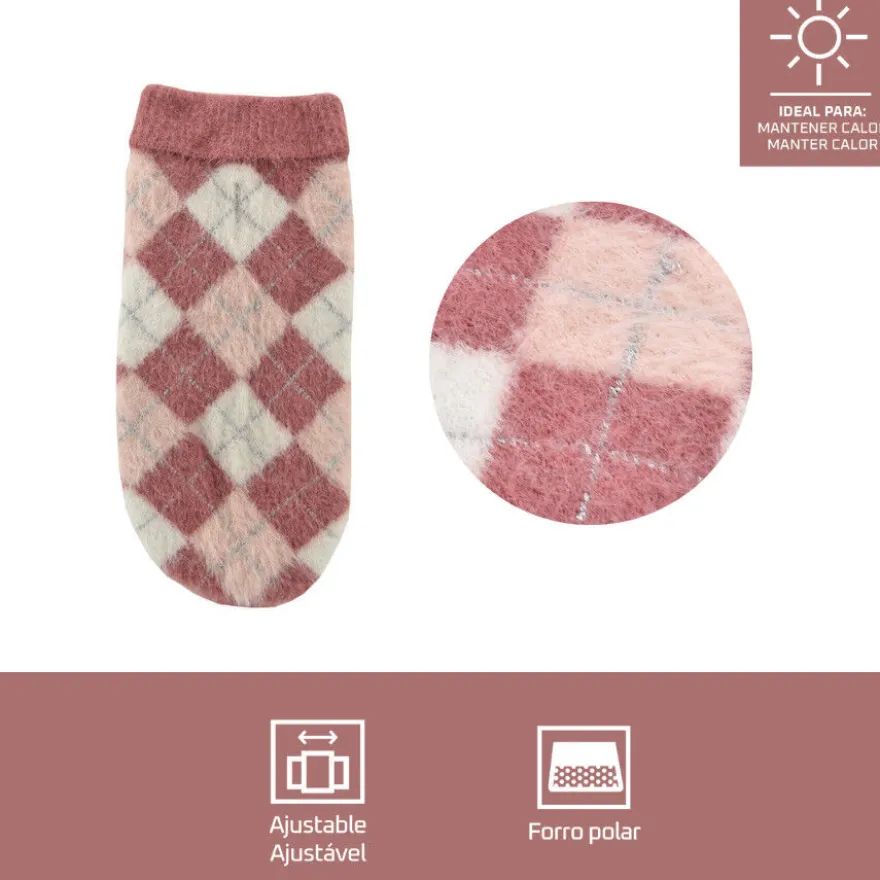 Outech Jersey con Rombos Rosas para perros