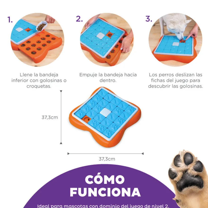 Outward Hound Challenge Slider Rompecabezas de Inteligencia para cachorros