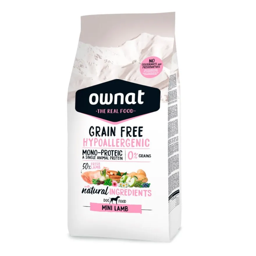 Ownat Grain Free Hipoalergénico Mini Cordero pienso para perros