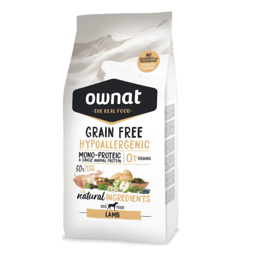 Ownat Grain Free Hypoallergenic Cordero pienso para perros