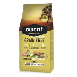 Ownat Junior Prime Grain Free Pollo y Pavo pienso para perros