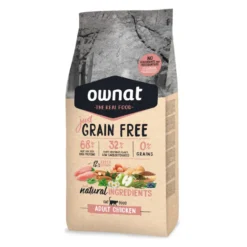 Ownat Just Grain Free Adulto Pollo pienso para gatos