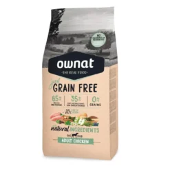 Ownat Just Grain Free Adult Pollo pienso para perros