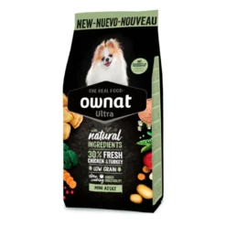 Ownat Mini Adult Ultra Pollo y Pavo pienso para perros