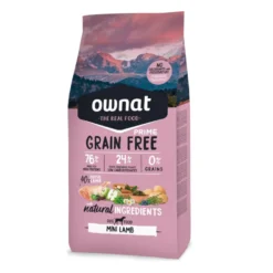 Ownat Mini Prime Grain Free Cordero pienso para perros