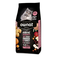 Ownat Ultra Kitten Esterilizado Pienso Pollo y Pavo para gatos